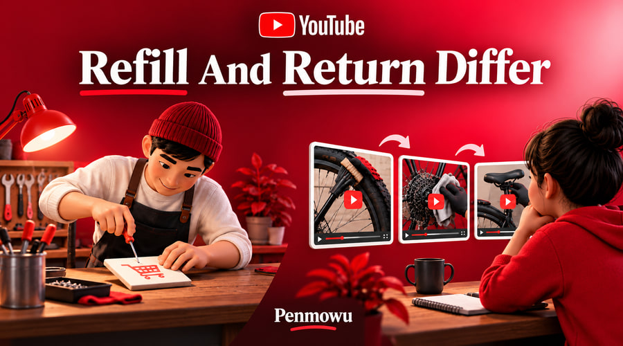 YouTube guide: Refill And Return Differ