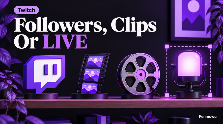 Twitch guide: Followers, Clips Or LIVE
