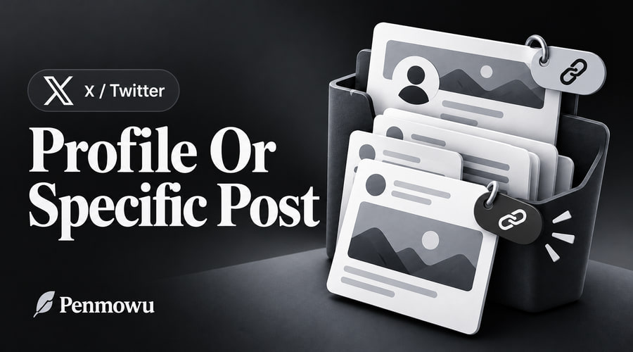 X / Twitter guide: Profile Or Specific Post